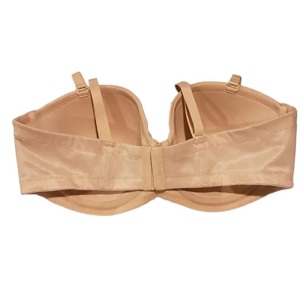 Wacoal Bra Strapless Convertible Red Carpet Sand Size 40C Underwire Full Figure - Picture 8 of 13
